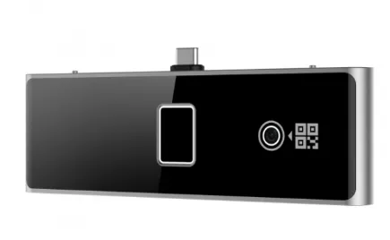 Produit Pose et Fourniture HIKVISION Module terminal d'accès avec reconnaissance faciale, empreintes digitales et codes QR DS-KAB681-QRF Image