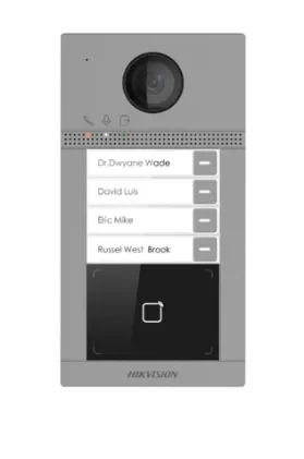 Produit Pose et Fourniture HikVision interphone pour villa DS-KV8413-WME1(C) Image